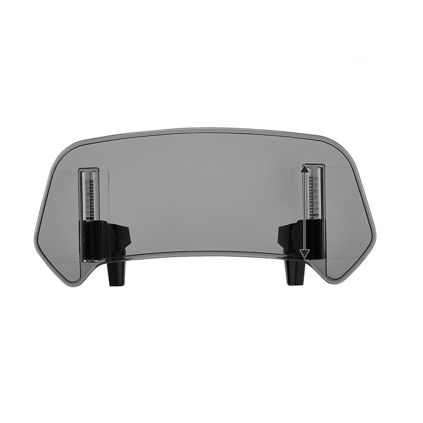 Windschild Für Für CMX 500 Für NC750X Für Eisen 883 Windschutzscheibe Spoiler Deflektor Universal Motorrad Windschutzscheibe Windabweiser(Large-Smoke) von KPVEVPSTQ