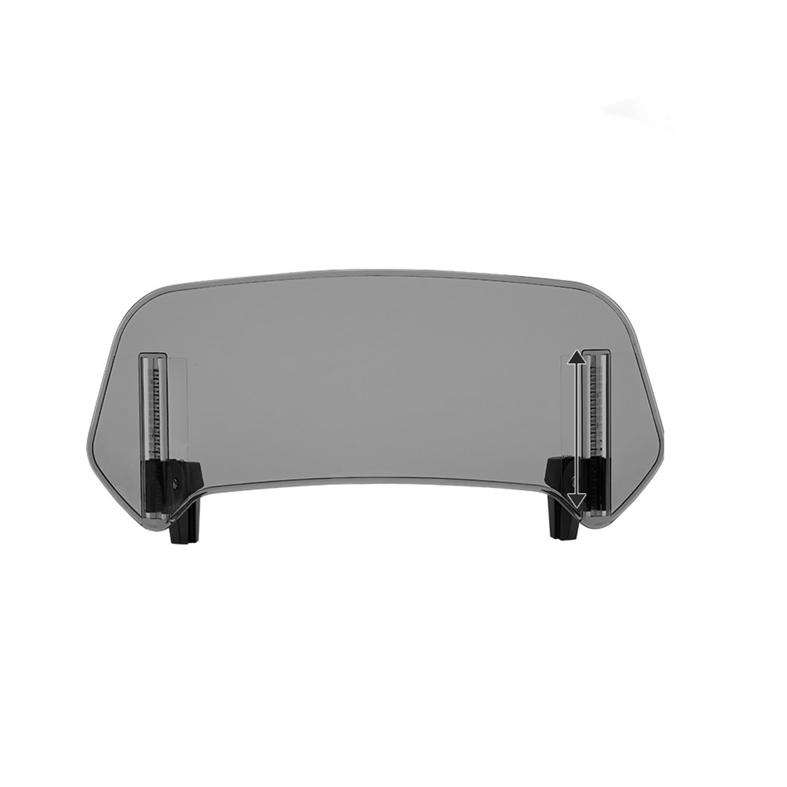 Windschild Für Für CMX 500 Für NC750X Für Eisen 883 Windschutzscheibe Spoiler Deflektor Universal Motorrad Windschutzscheibe Windabweiser(Small-Smoke) von KPVEVPSTQ