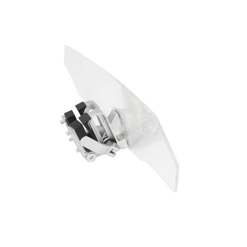 Windschild Für R1200GS Universal Motorrad Riser Clip Auf Windschutzscheibe Windschutzscheibe Verlängerung Spoiler Air Deflektor Windabweiser(Clear) von KPVEVPSTQ