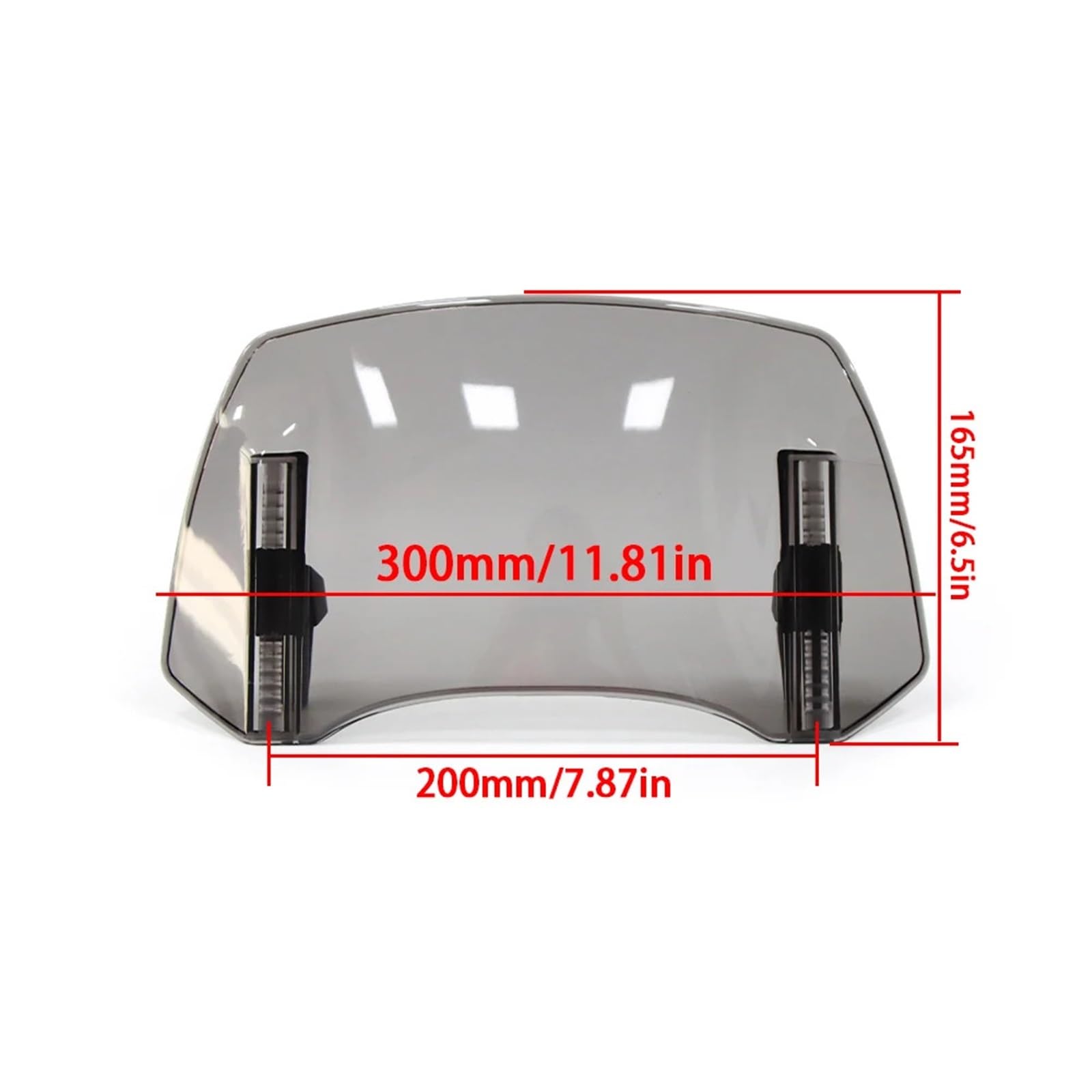 Windschild Für Suzuki Für VS 600 800 DL650 DL1000 DL250 Für V-Strom 650 1000 XT Motorrad Windschutzscheibe Spoiler Windschutz Deflektor Windabweiser(B Smoke) von KPVEVPSTQ