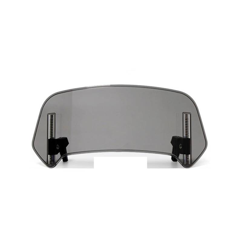 Windschild Für alle Motorradteile. Motorrad-Windschutzscheibenverlängerung, Verstellbarer Spoiler, für Anklemmen an den Windschutzscheibenabweiser Windabweiser(360cm Grey) von KPVEVPSTQ