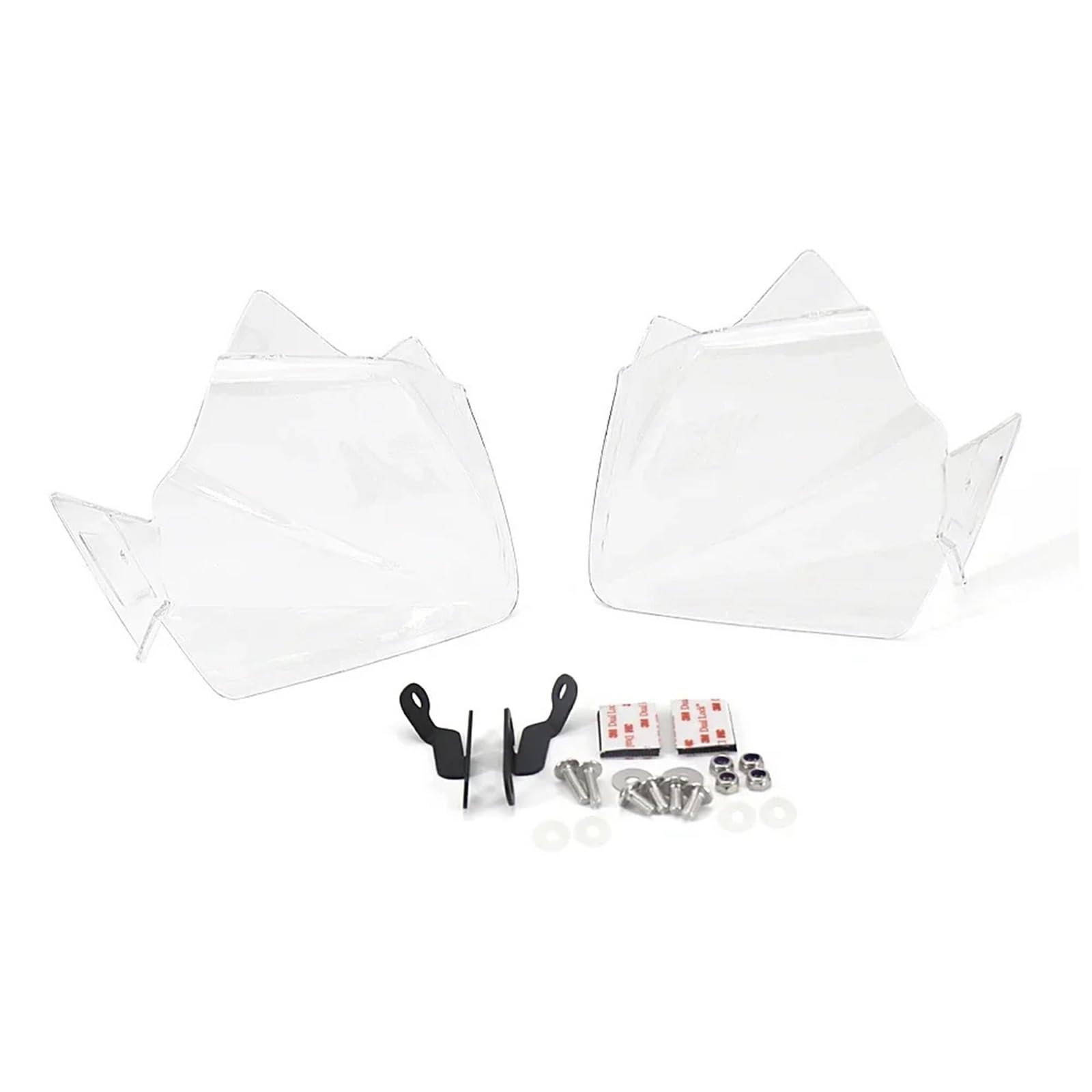 Windschild Handschutz Windabweiser Schutz Motorradteile Windschutzscheibe Seitenteile Für Forza 125 250 300 350 2019-2022 Windabweiser(Transparent) von KPVEVPSTQ