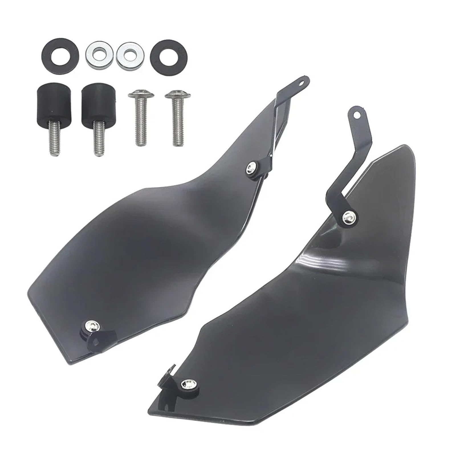 Windschild Motorrad Seite Panels Windabweiser Paar Windschutzscheibe Handschutz Abdeckung Für R1250GS HP 2019 Für R 1250 GS 2019-2021 Windabweiser(Dark Grey) von KPVEVPSTQ