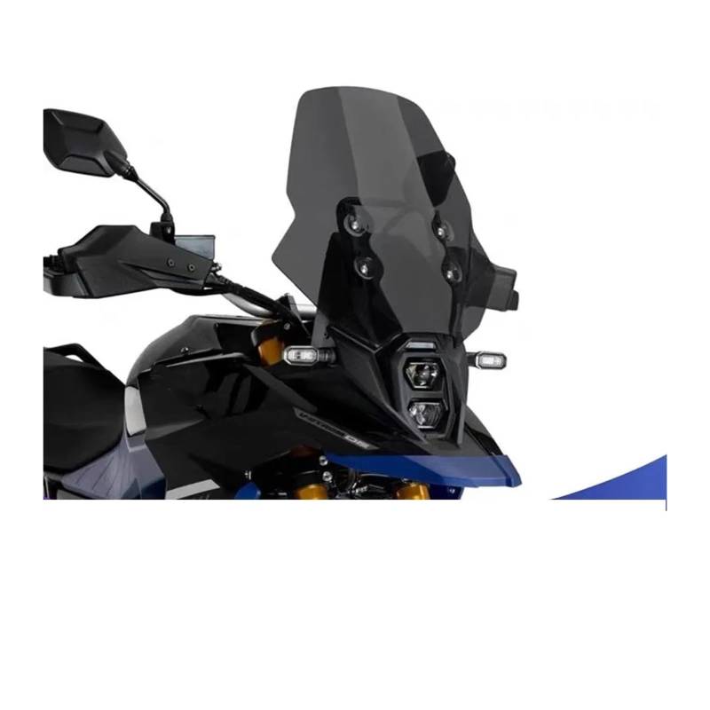 Windschild Motorrad Windschutzscheibe Frontscheibe Acryl Deflektor Zubehör Für Suzuki Für V-Strom 800DE Für DL800DE Windabweiser(A 46) von KPVEVPSTQ