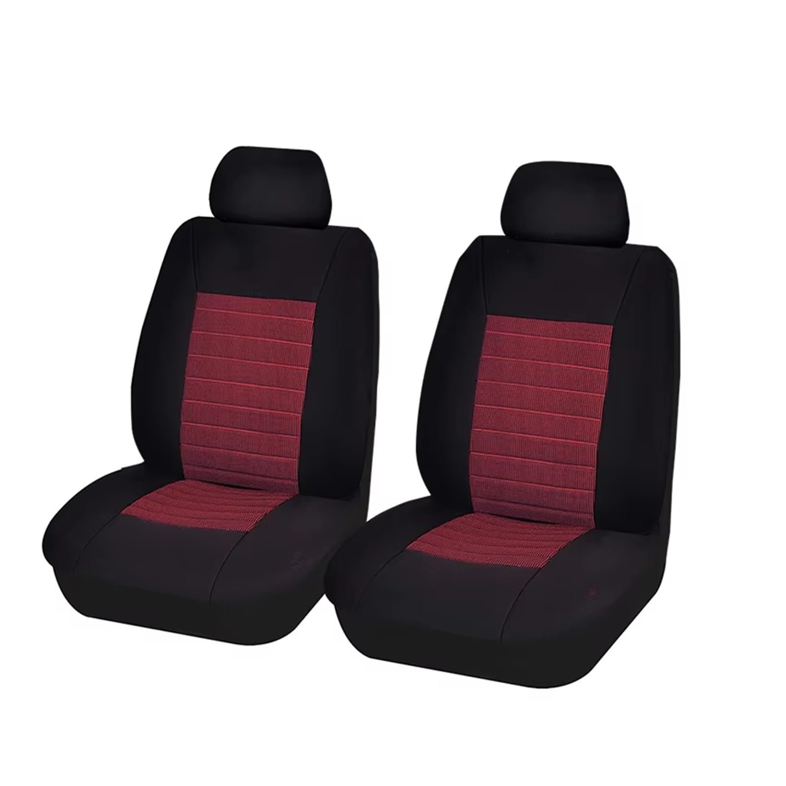 sitzschoner Schonbezug Autositz Autositzbezüge, Airbag-kompatible Autositzschoner, Passend Für Die Meisten Van-Minibus-getrennten Jacquard-Autositze Autositzbezüge Sitzbezug(Red 2 Front seat) von KPVEVPSTQ