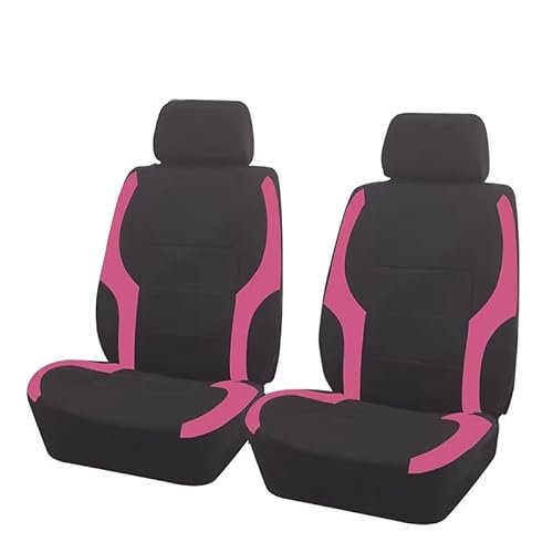 sitzschoner Schonbezug Autositz Autositzbezüge, Sportliches Design, Passend Für Die Meisten Autos, Vierjahreszeiten-Sitzbezug Für Autozubehör, Innenausstattung Autositzbezüge Sitzbezug(Pink 2 Front se von KPVEVPSTQ