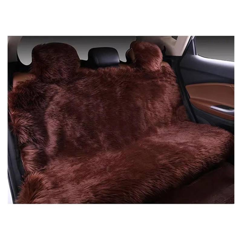 sitzschoner Schonbezug Autositz Autositzbezug, Künstlicher Plüsch, Warmer Autositzbezug, Kunstplüsch, Schwarz, Niedlicher Autositzschutz, Innendekoration Autositzbezüge Sitzbezug(Coffee Seat Cover) von KPVEVPSTQ