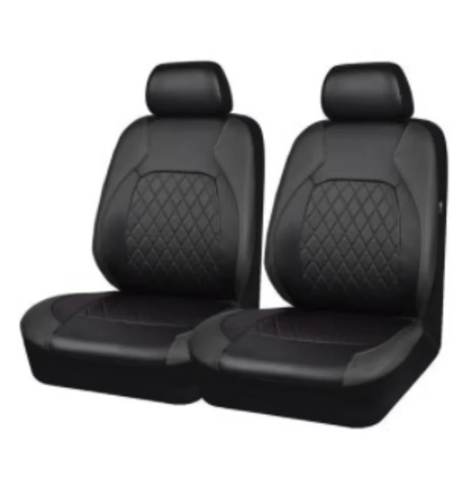 sitzschoner Schonbezug Autositz Passend Für Die Meisten Auto-Autositzbezüge Aus PU-Leder, Airbag-kompatibel, Auto-Innenausstattung, Vorne/hinten/komplettes Set Autositzbezüge Sitzbezug(2 Piece Front S von KPVEVPSTQ