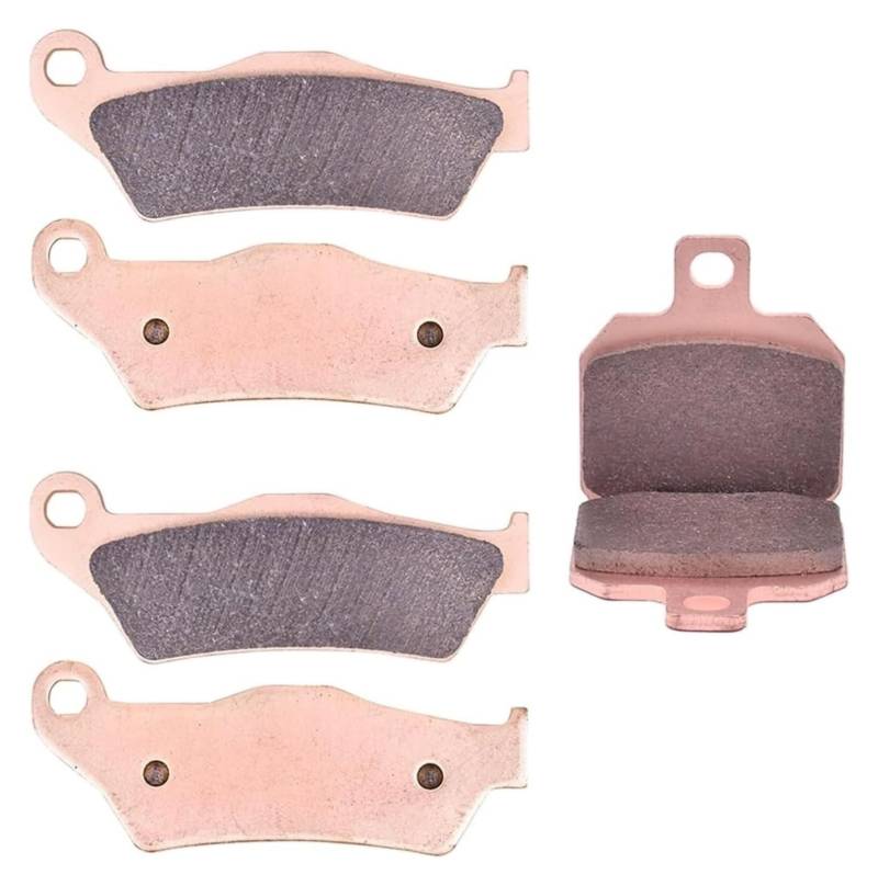 Dirt Bike Bremsbeläge Für D&ucati 620 Für Multistrada Twin Disc Einzelne Pinpad Befestigung Für GILERA Für Nexus 500 Motorrad Vorne Hinten Bremsbeläge(1set Copper) von KPVPERPZDF