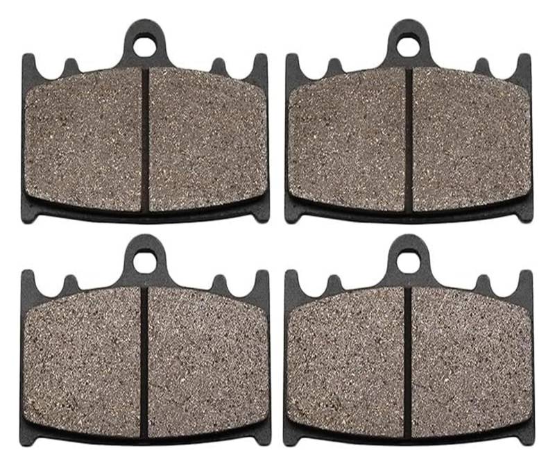 Dirt Bike Bremsbeläge Für Kawa&saki Für VN 1700 Für Vulcan Für Voyager 2009-2014 Für VN2000 Motorrad Vorne Und Hinten Bremsbeläge(2 Pairs Front Pads) von KPVPERPZDF