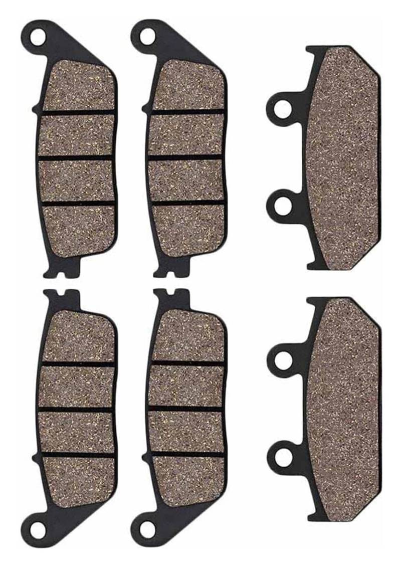 Dirt Bike Bremsbeläge Für S&uzuki Für BURGMAN AN650 Für BURGMAN 650 2003-2017 Motorradbremsbeläge Vorne Und Hinten(Front and Rear) von KPVPERPZDF