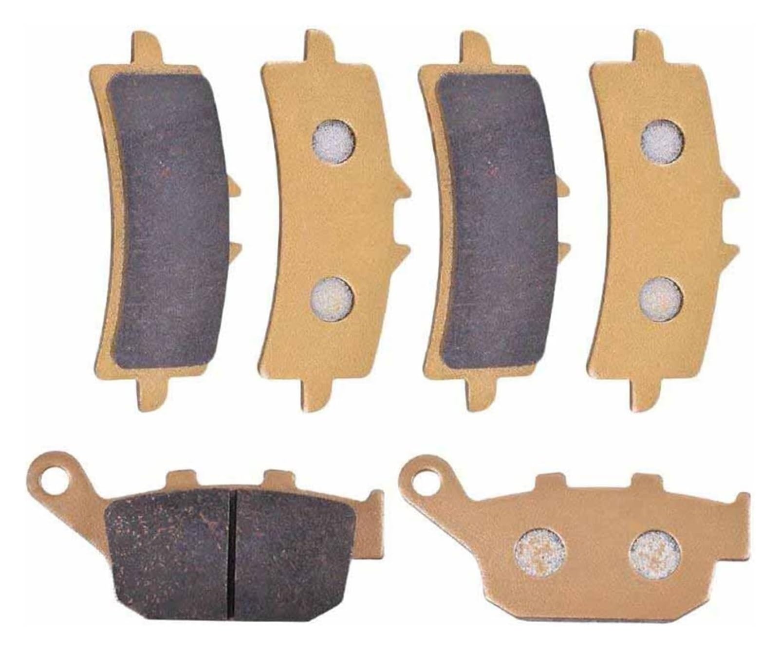 Dirt Bike Bremsbeläge Für T&riumph Daytona 675 R 675R Triple Tiger 900 GT Low Pro Rally Pro 2011-2021 Motorrad Vorne Hinten Bremsbeläge(Ceramic Brake Pads) von KPVPERPZDF