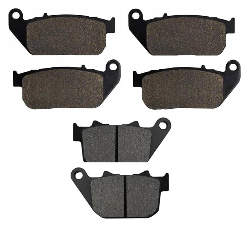 Dirt Bike Bremsbeläge Für XL 883 R Für Spo&rtster 2005-2014 Für Roadster 2010 Für XL 1200 R 2004-2008 Motorrad Vorne Hinten Bremsbeläge(Front Rear 3 Pairs) von KPVPERPZDF