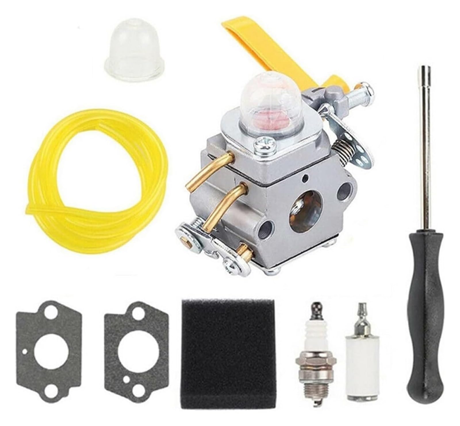 Vergaser Carburetor Für Homelite Für Ryobi 25cc 26cc 30cc Vergaser Heckenschere Carb Vergaser Werkzeuge Luftfilter Kraftstoff Schlauch Primer Birne Vergaser Carb von KPVPERPZDF