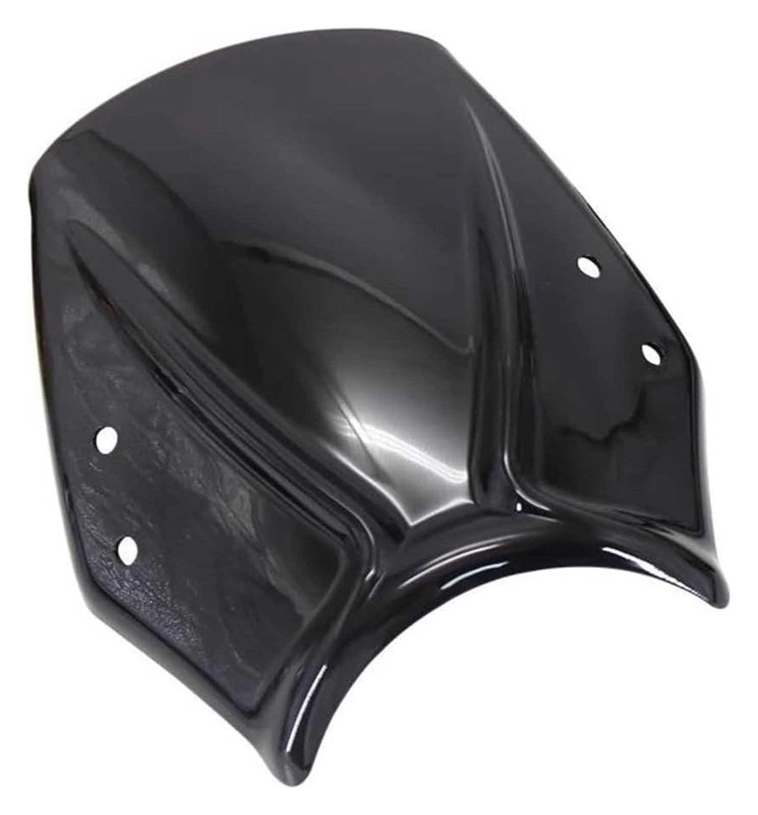 Windschild Spoiler Für CB650R CMX1100 XSR 700 XSR 900 S1000R Motorrad Windabweiser Windschutz Windschutz Universal Windschutzscheibe(Schwarz) von KPVPERPZDF