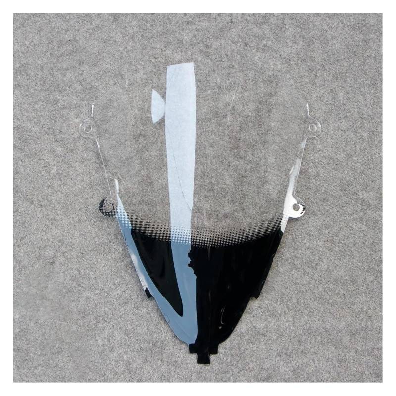 Windschild Spoiler Für CBR650R CBR 650R 2019 2020 2021 2022 Motorrad Zubehör Windschutz Windschutz Wind Bildschirm Motorrad Verkleidung Windschutzscheibe(Clear Black) von KPVPERPZDF