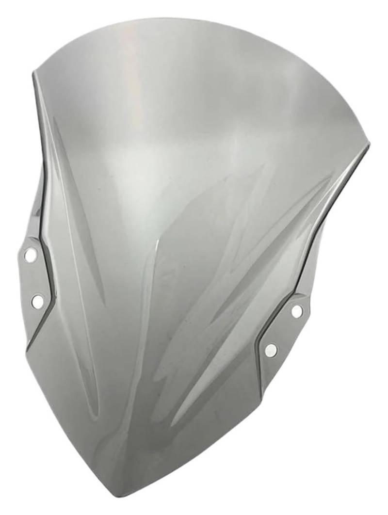 Windschild Spoiler Für Kawa&saki Für Ninja 400 Für Ninja 250 2018 2019 2020 2021 Windschutz Windschutz Motorrad Double Bubble Windschutzscheibe(Light Gray) von KPVPERPZDF