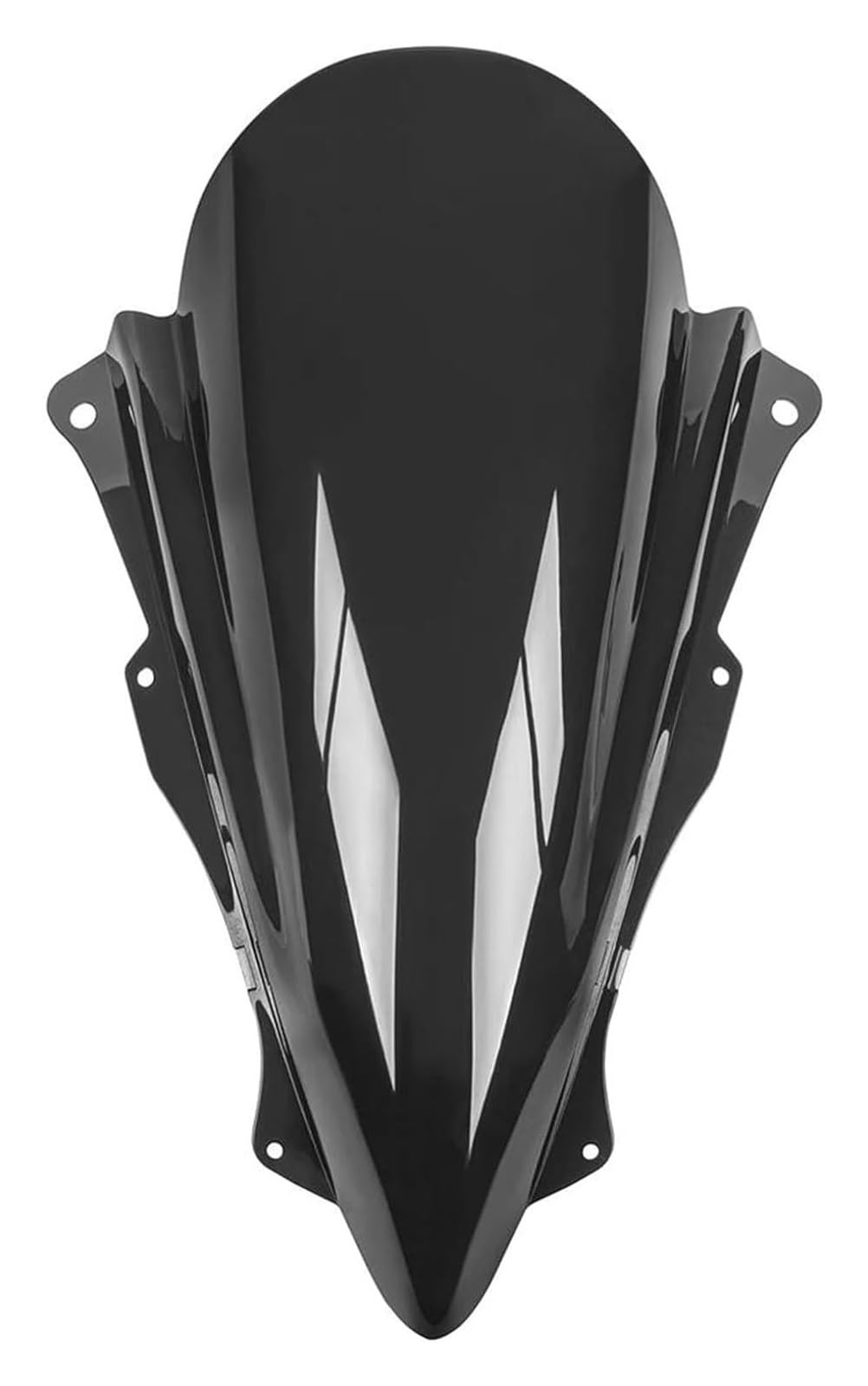 Windschild Spoiler Für Kawa&saki Für Ninja ZX-4R Für ZX-4RR 2023 2024 ZX4R ZX4RR Windschutzscheibe Windschutz Air Motorrad Frontscheibe Wind Schild Windschutzscheibe(Schwarz) von KPVPERPZDF