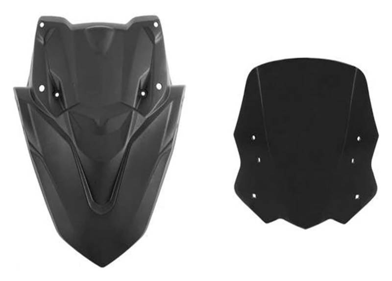 Windschild Spoiler Für NMAX125 NMAX 155 160 2020-2023 Windschutz Windschutz Mit Front Maske Panel Motorrad Shiel Rückspiegel Windschutzscheibe von KPVPERPZDF