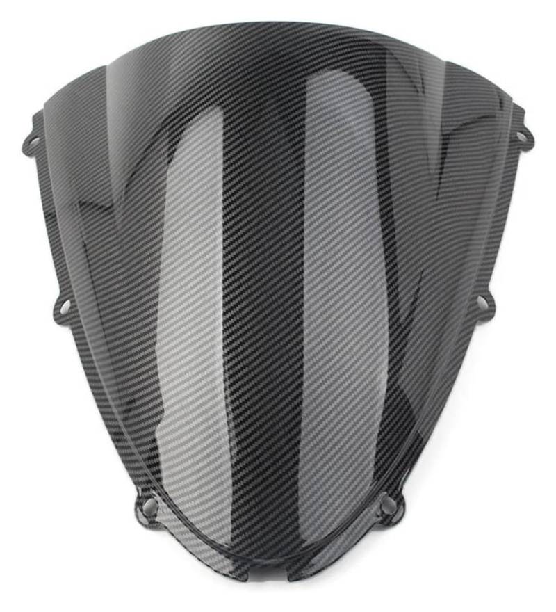 Windschild Spoiler Für Ninja ZX6R 636 2005 2006 2007 2008 Motorrad Windschutzscheibe Windschutz Double Bubble Windabweiser Windschutzscheibe von KPVPERPZDF