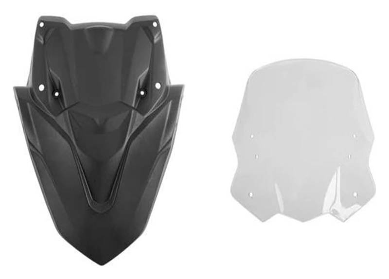 Windschild Spoiler Für Nmax 125 155 2021 2022 Windschutz Windschutz Mit Front Maske Panel Motorrad Shiel Rückspiegel Windschutzscheibe von KPVPERPZDF