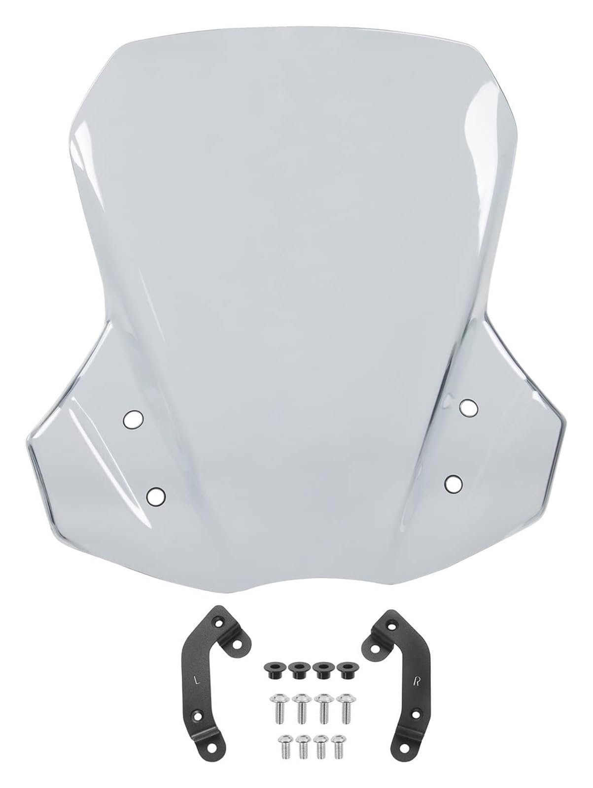 Windschild Spoiler Für Suz&uki Für V&Strom 650 DL 650 DL650 2017-2023 Motorrad Windschutzscheibe Wind Schild Screen Protector Teile Windschutzscheibe(Schwarz) von KPVPERPZDF