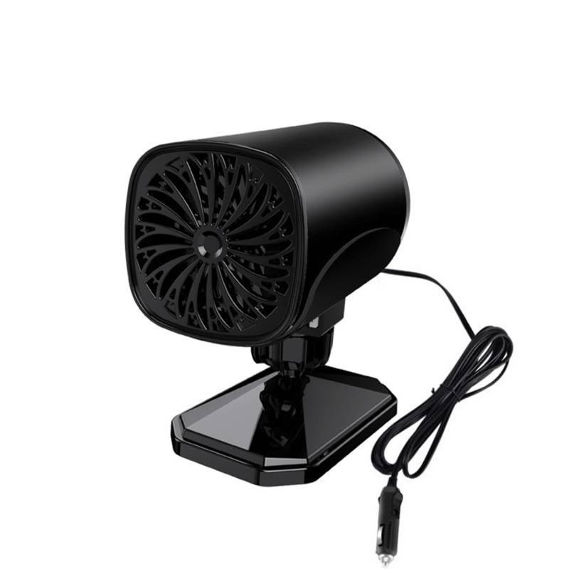 Autoheizung, 12 V, tragbarer Auto-Enteiser, 150 W, 2-in-1-Lüfter, Heizung und Kühlung, schnelles Abtauen für Scheiben, um 360 Grad drehbar, mit Zigarettenanzünder von KQLHLHDYZ