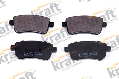 Kraft Automotive Bremsbeläge hinten (Satz) [Hersteller-Nr. 6015112] für Renault von KRAFT AUTOMOTIVE