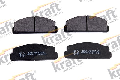 Kraft Automotive Bremsbelagsatz, Scheibenbremse [Hersteller-Nr. 6003090] für Autobianchi, Fiat, Lancia, Seat von KRAFT AUTOMOTIVE