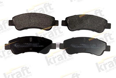 Kraft Automotive Bremsbelagsatz, Scheibenbremse [Hersteller-Nr. 6013102] für Citroën, Fiat, Peugeot von KRAFT AUTOMOTIVE