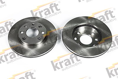 Kraft Automotive Bremsscheibe Vorderachse Belüftet [Hersteller-Nr. 6041560] für Opel, Chevrolet, Gm Korea von KRAFT AUTOMOTIVE