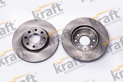 Kraft Automotive Bremsscheibe Vorderachse Belüftet [Hersteller-Nr. 6043170] für Fiat, Opel von KRAFT AUTOMOTIVE