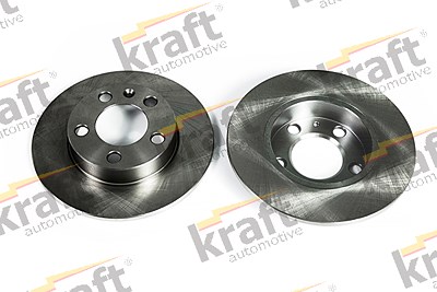 Kraft Automotive Bremsscheibe Hinterachse Voll [Hersteller-Nr. 6050180] für Seat, Audi, Skoda, VW von KRAFT AUTOMOTIVE