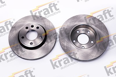 Kraft Automotive Bremsscheibe [Hersteller-Nr. 6045430] für Nissan, Opel, Renault von KRAFT AUTOMOTIVE