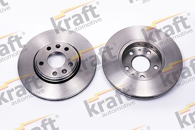 Kraft Automotive Bremsscheibe Vorderachse Belüftet [Hersteller-Nr. 6045462] für Renault von KRAFT AUTOMOTIVE