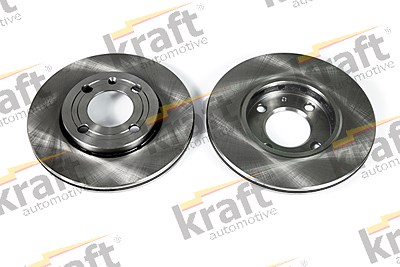 Kraft Automotive Bremsscheibe Vorderachse Belüftet [Hersteller-Nr. 6040260] für Seat, VW von KRAFT AUTOMOTIVE