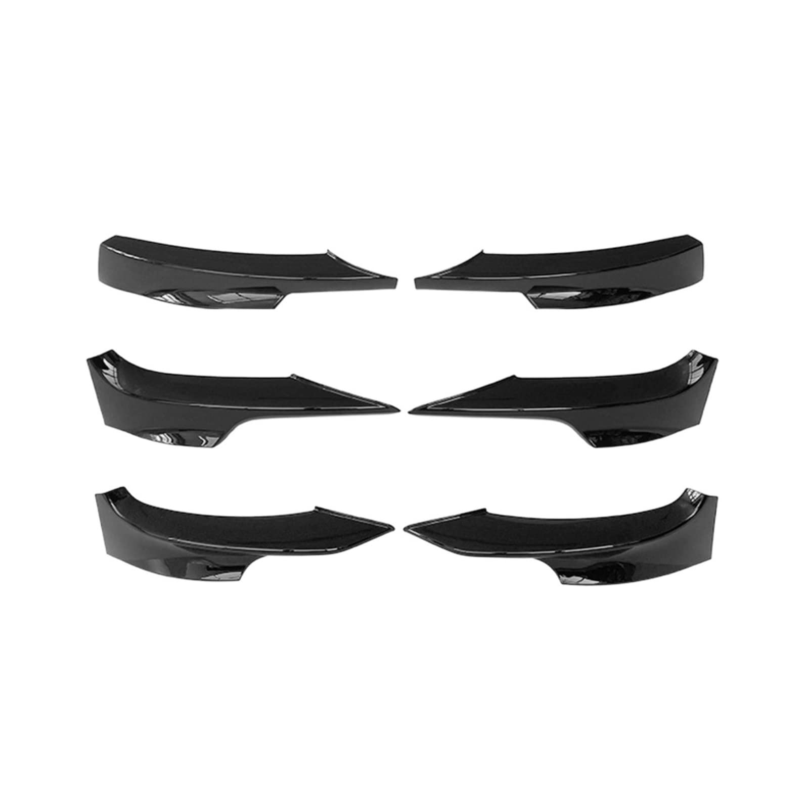 2Pcs Front Bumper Spoiler Lip MP Winglets Side Skirt Splitter Guard Compatible with M/W 3 Series E90 E91 E92 E93 2005-2011(E90 E91 2009-2011 B) von KRALPOTIX