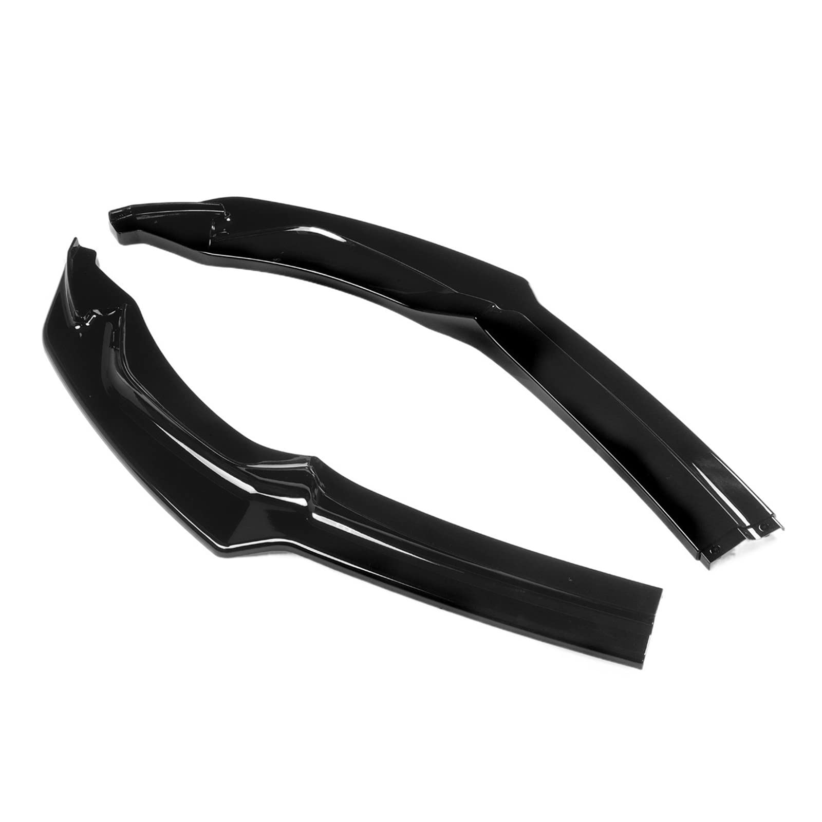 2x Front Bumper Splitter Lip Spoiler Bumper Diffuser Compatible With M/W F80 M3 F82 F83 M4 2015-2020 CS Bumper Lip Deflector(Glossy Black) von KRALPOTIX