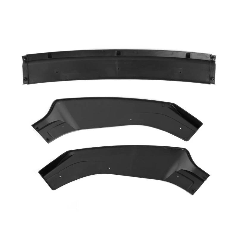 3 Pcs Front Bumper Lip Spoiler Splitter Gloss Black Compatible With Golf MK7 MK7.5 GTI R R-line GTD 2014-2019 (Not Compatible With 7/7.5) von KRALPOTIX