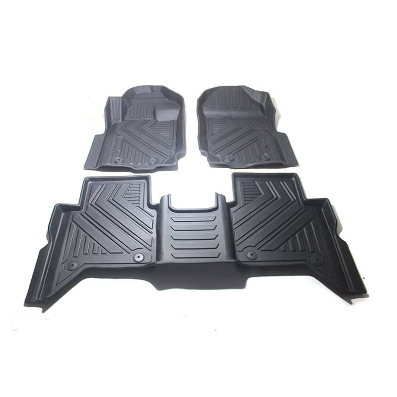 3D TPE LHD RHD Auto-Bodenmatte Kompatibel mit Ranger 2015-2019 2020+ T7 T8 Auto Boden Liner Tray Foot Pad Teppich Pick-up 4x4 Zubehör(Lift Hand Driver) von KRALPOTIX