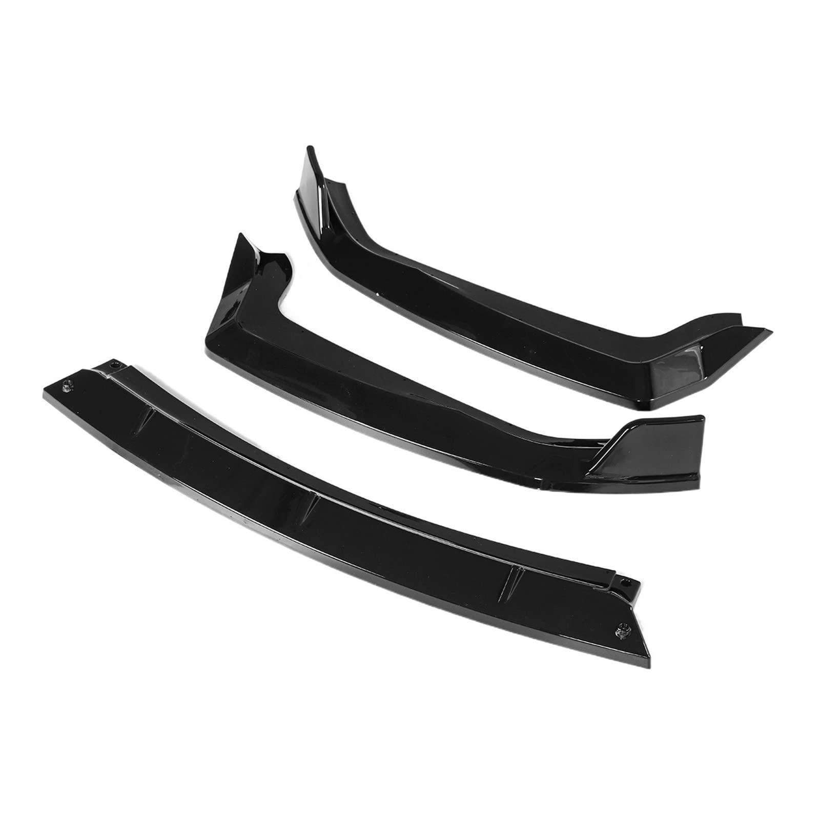 3PCS Front Bumper Lip Side Spliiter Spoiler Body Kit Gaurds Compatible With HRV HR-V 2019-2020 Styling Black Carbon Fiber Look(Glossy Black) von KRALPOTIX