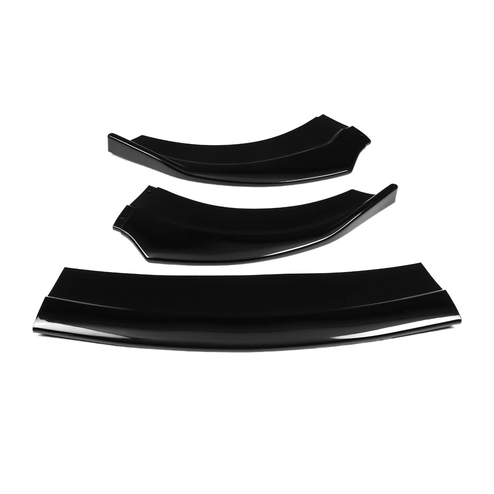 3PCS Front Bumper Splitter Lip Body Kit Spoiler Diffuser Guard Compatible With Dodge Compatible With Charger SRT 2015 2016 2017 2018 2019(Glossy Black) von KRALPOTIX