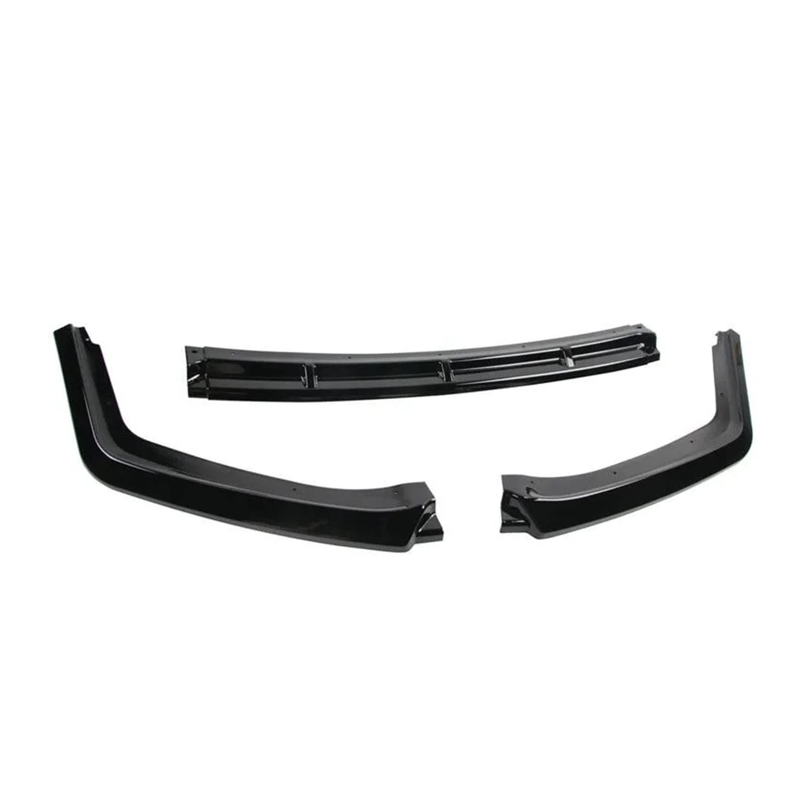 3pc Front Bumper Splitter Lip Spoiler Diffuser Guard Cover Trim Compatible With Civic Hatchback 2016-2021(A) von KRALPOTIX