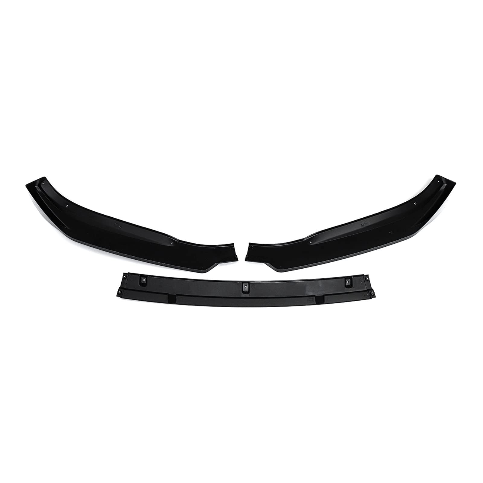 3pcs Front Bumper Lip Protector Spoiler Splitters Body Kit Guards Compatible With Mazda 3 Axela 2014 2015 2016 2017 2018 Accessories(Glossy Black) von KRALPOTIX