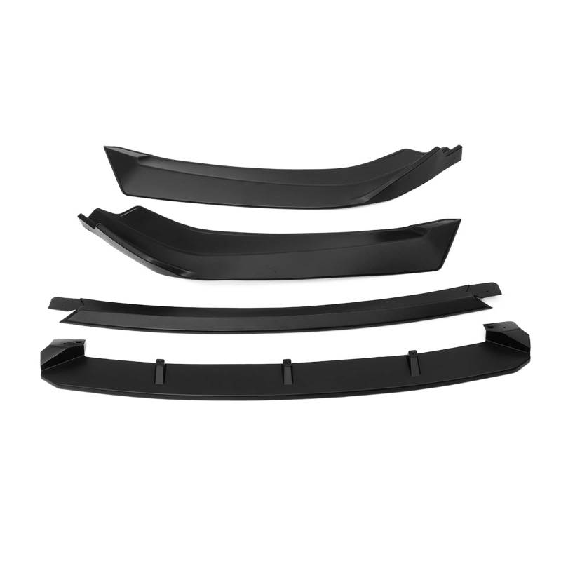 4pcs Front Bumper Lip Splitter Diffuser Lip Body Kit Spoiler Bumpers Protector Compatible With Civic Sedan 4Dr 2016-2018(C) von KRALPOTIX