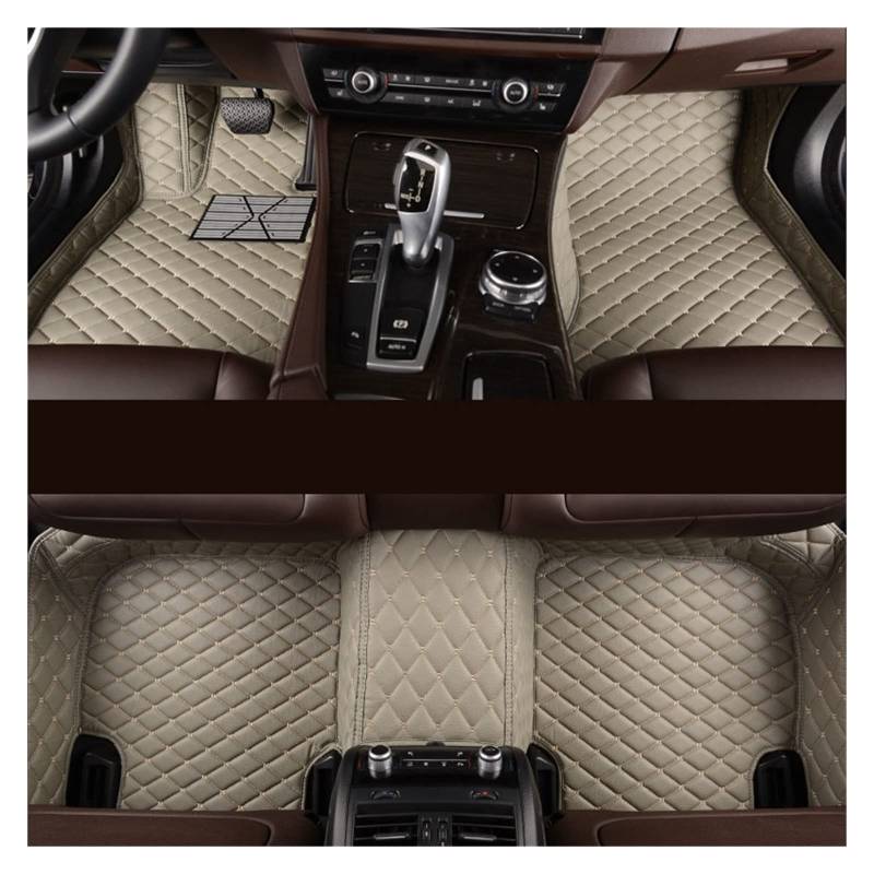 Automatten Kompatibel mit Jaguar Alle Modelle XE XF XJ F-PACE F-TYPE MARKENUNTERNEHMEN Soft Car Zubehör Styling Car Car Floor Mat(Grey) von KRALPOTIX