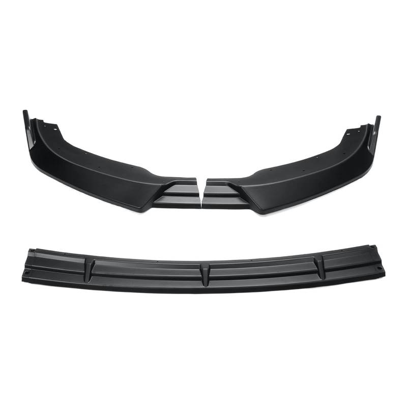 Black/Carbon Fiber Look Front Bumper Lip Spoiler China Bumper Body Kits Splitter Cover Guard Compatible With Infiniti G37 Sedan 2010-2013(Matte Black) von KRALPOTIX