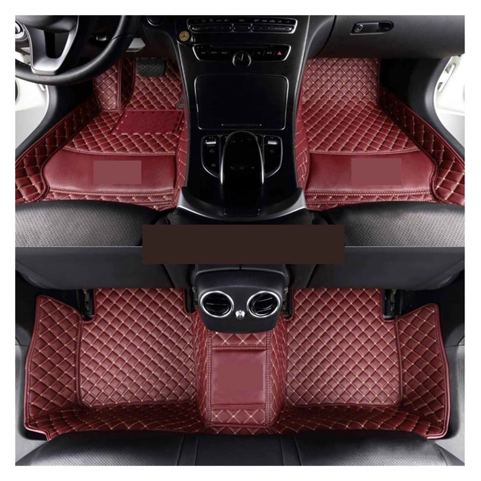 Car Floor Mats Compatible With B MW F10 F11 F15 F16 F20 F25 F30 F34 E60 E70 E90 1 3 4 5 7 GT X1 X3 X4 X6 Z4 Car Carpet(Blue) von KRALPOTIX