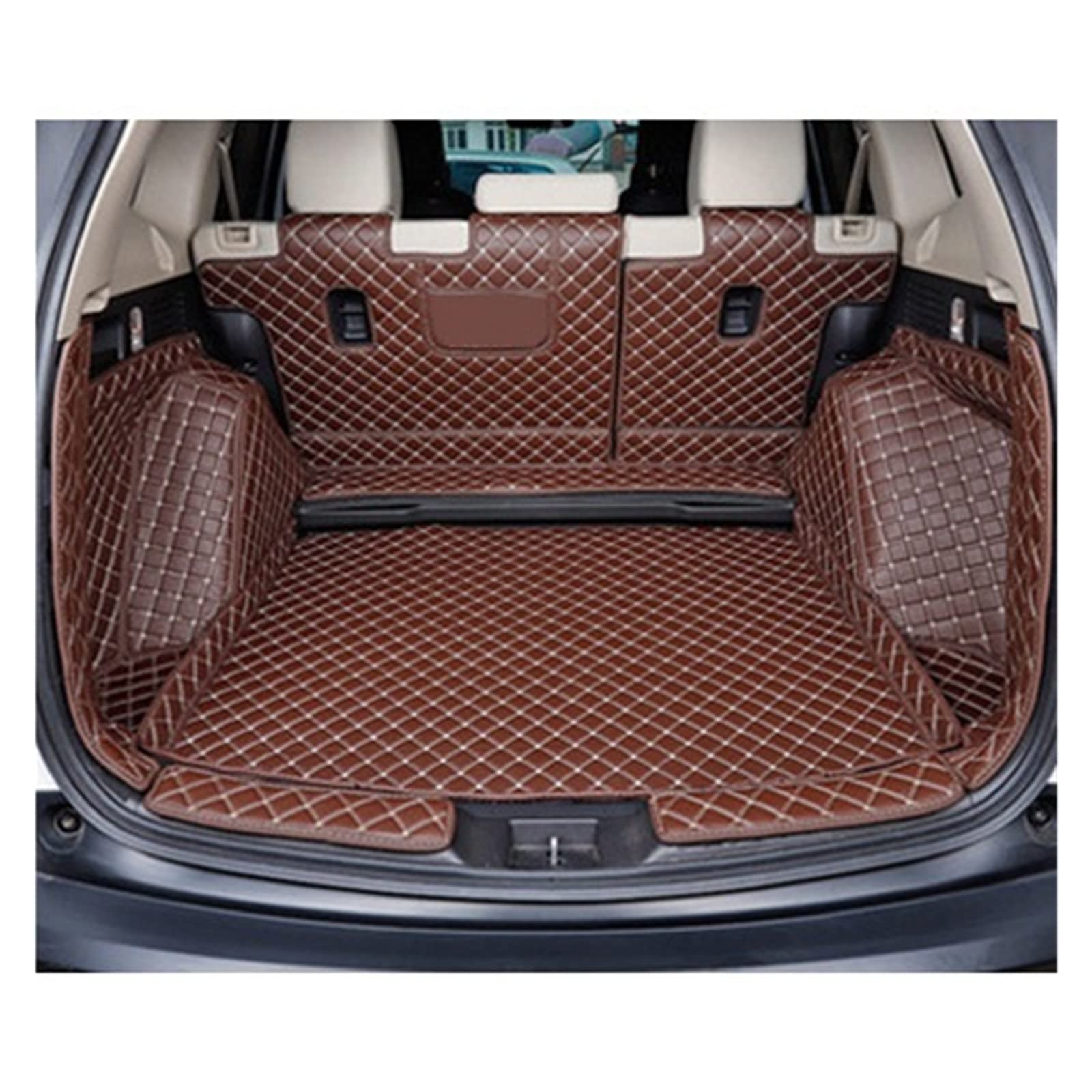 Car trunk mat Compatible With Jeep Grand Cherokee Renegade Compass all weather Cargo Liner Boot Carpets(Coffee,Cherokee 14-15) von KRALPOTIX