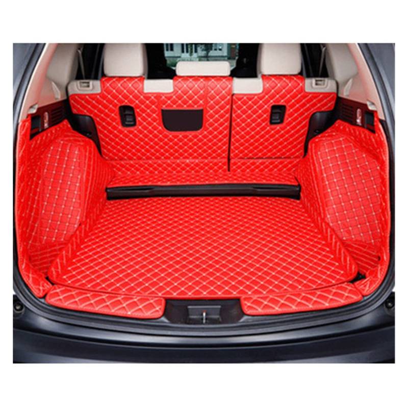 Car trunk mat Compatible With Jeep Grand Cherokee Renegade Compass all weather Cargo Liner Boot Carpets(Red,Compass 14-15) von KRALPOTIX